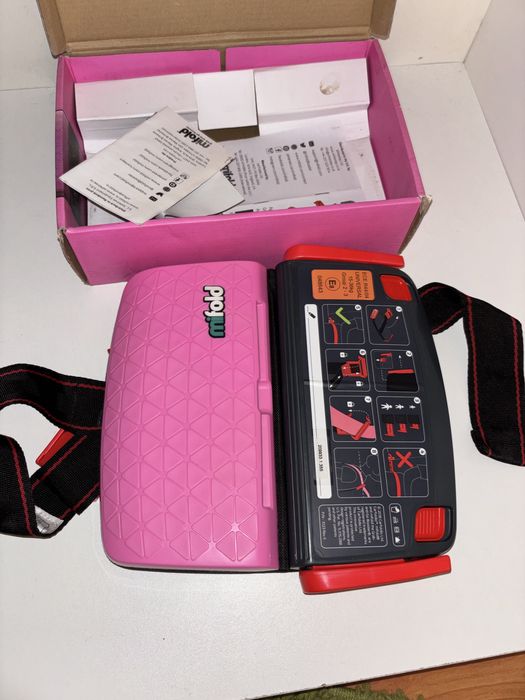 Inaltator scaun auto Mifold Grab and Go Booster, Roz