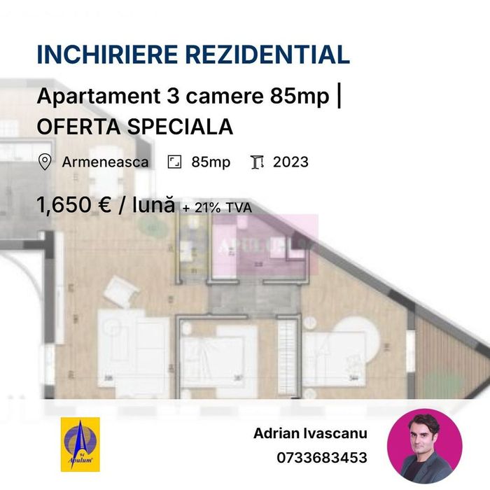Apartament 3 camere 85mp | OFERTA SPECIALA