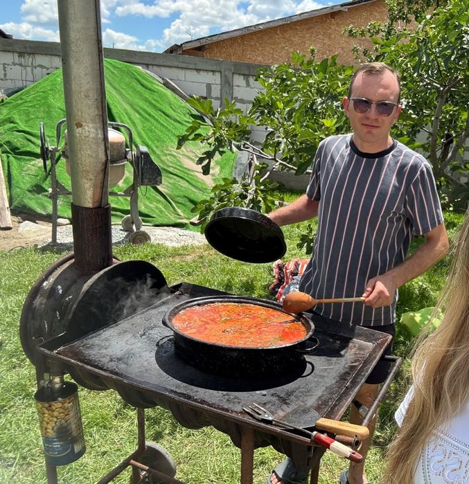 PLITA PE LEMNE pentru peste, scoici legume sau carne