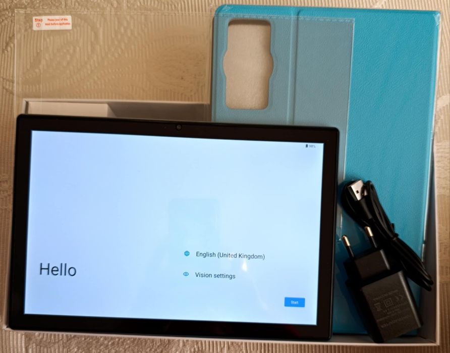 Нов таблет DEERTiME с Android 15, 10.1", 30GB RAM, 128GB ROM 1TB, 8-яд