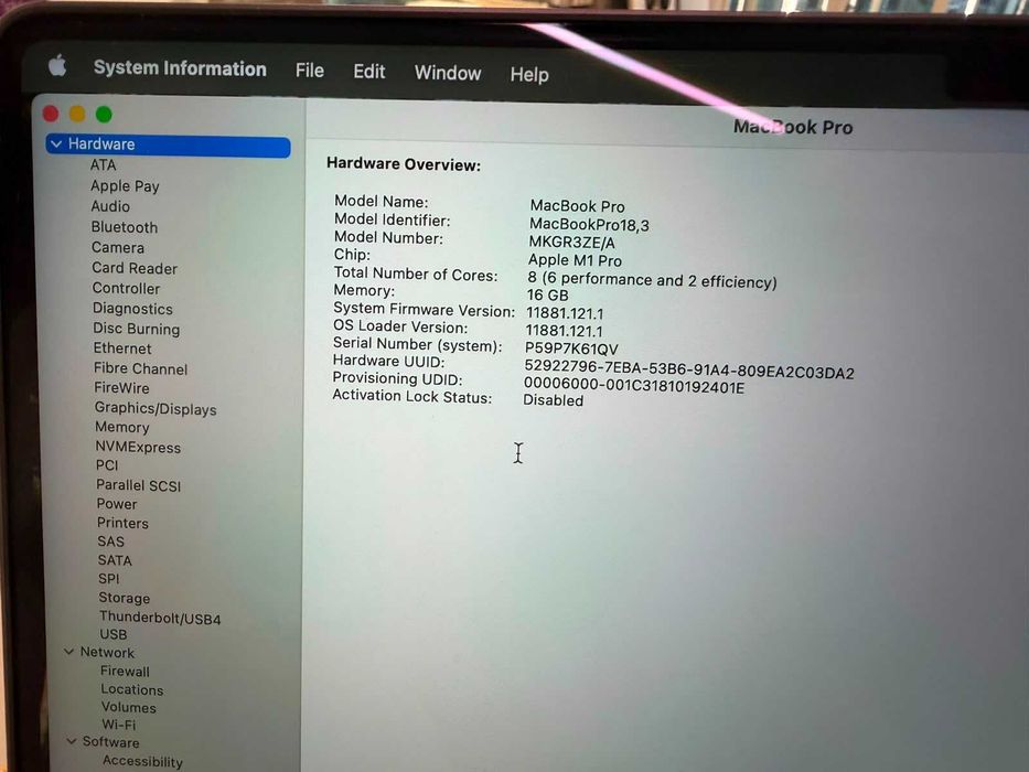 MacBook Pro 14 A2442 M1 Pro 16GB 512GB | Display Original Nou | Baterie 100% 1 Ciclu | Garantie