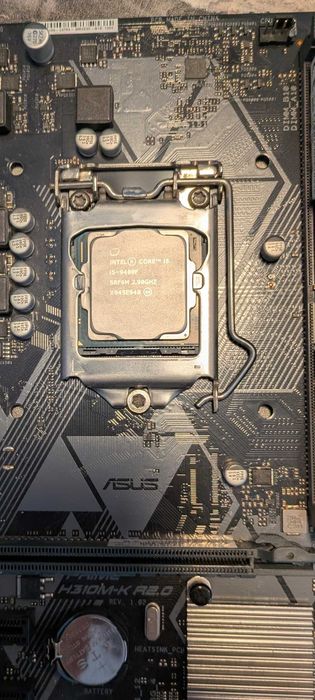 Kit placa de baza asus prime h310m-k r2.0 + Intel i5-9400f 2.90Ghz + 16gb Ram DDR4