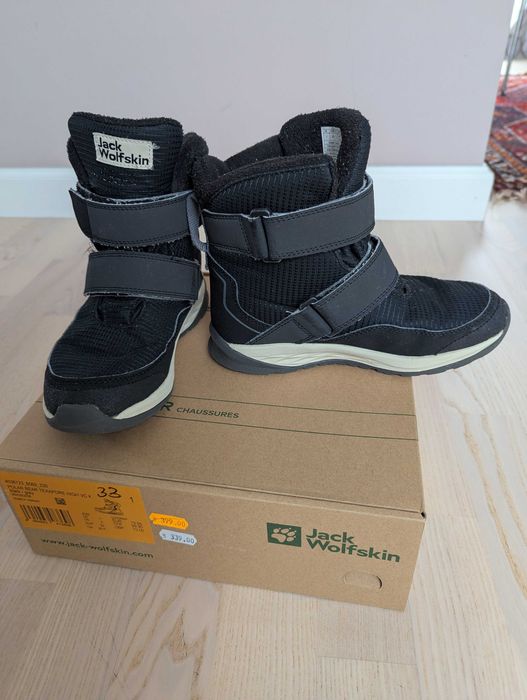 Cizme Iarna Copii Jack Wolfskin Impermeabile 33