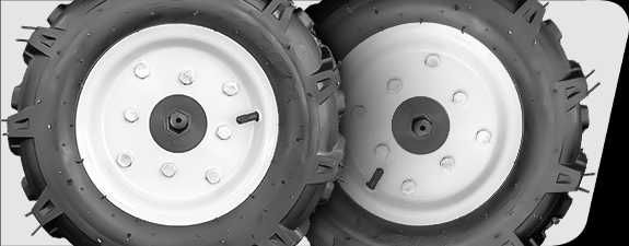 Motocultor Dakard HS1000BNEW, 8CP cu roti si freze - DKD1000BNW8