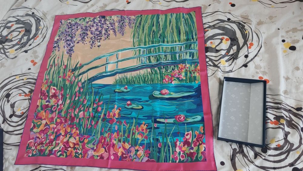 Eșarfă Freywille inspirație Monet