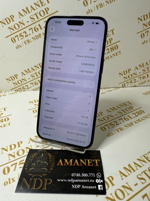 NDP Amanet Braila Iphone 14 Pro Max 128gb (48186)
