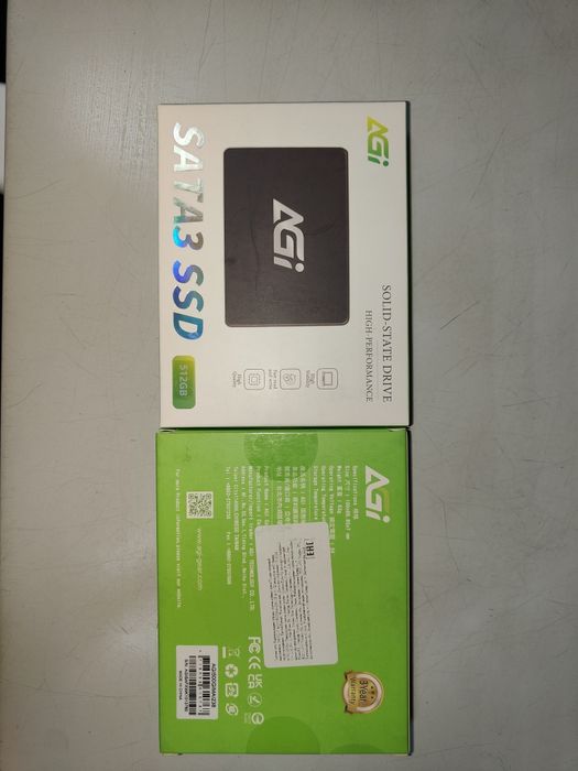 Продам SSD AGI SATA3 512GB — новый