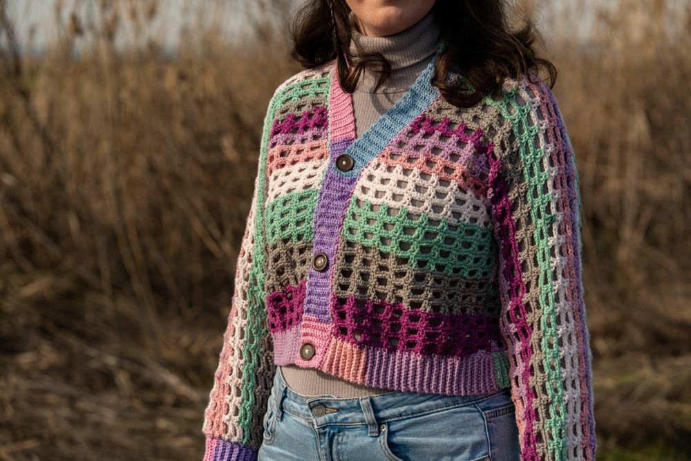 Cardigan croșetat