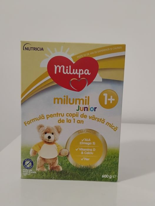 Vând lapte praf Milupa 1+, sigilat in termen de valabilitate . Pachetul include doua cutii de lapte praf, una la 1200g și cealaltă la 600g