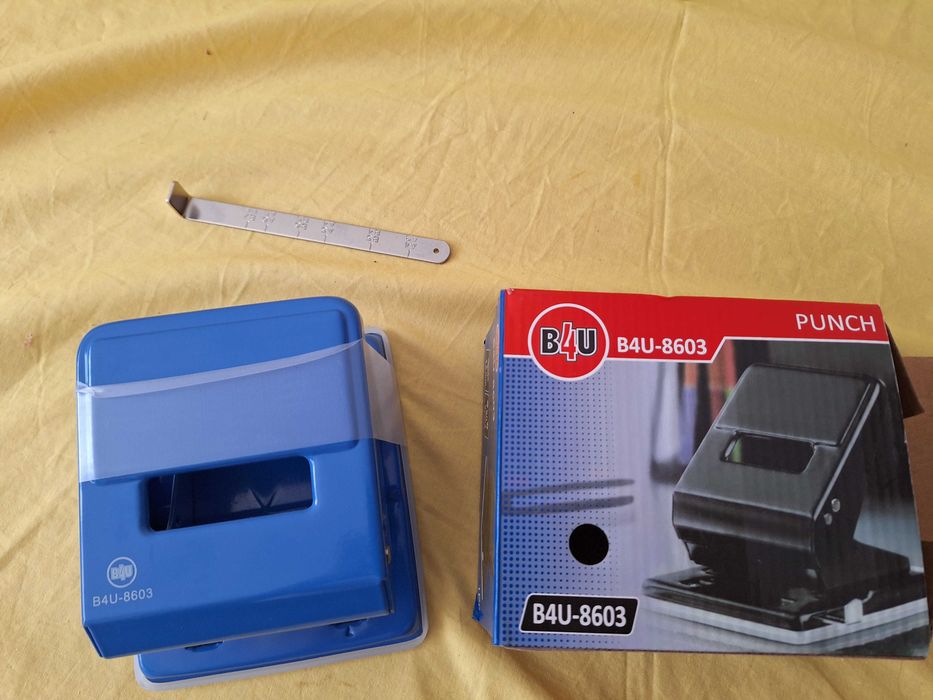 Perforator din metal B4U - DL 8603 corp metallic, maxim 60 coli