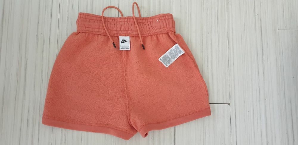 Nike Swoosh Fleece Cotton  Short S НОВО ОРИГИНАЛ Дамски Къси Панталони