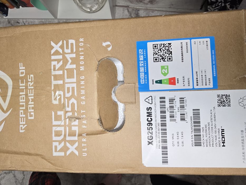 Продам монитор Asus rog strix