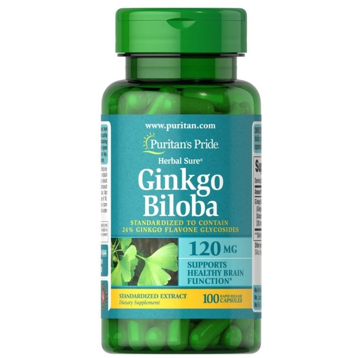 Гинкго Билоба Puritan's Pride Ginkgo Biloba Standardized Extract