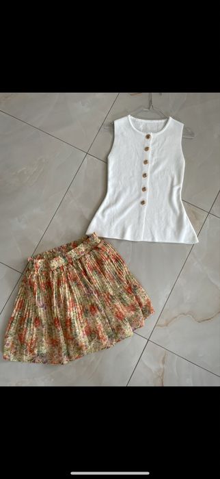 Дамска дълга рокля , гащеризон , комплект, сет , пола