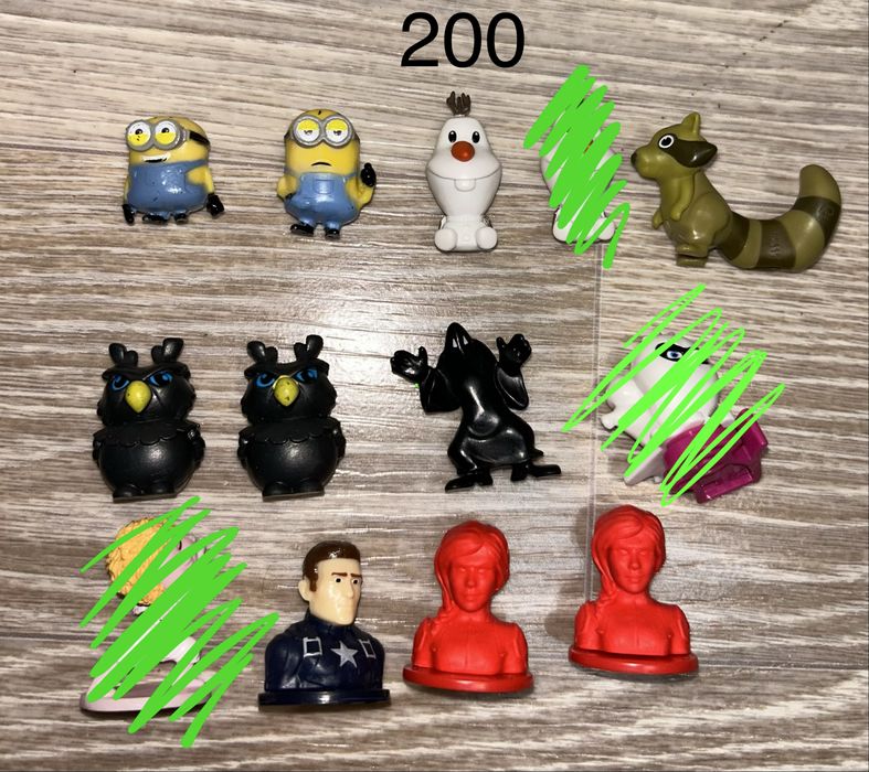 Игрушки из киндер сюрприза