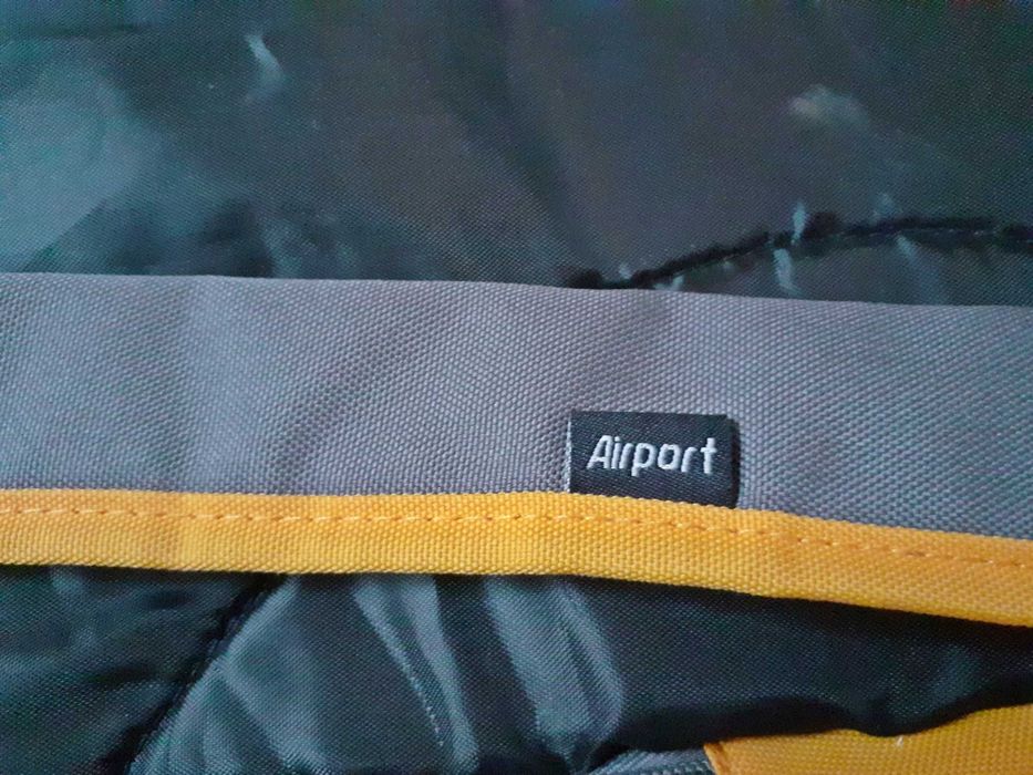 Ghiozdan copii galben-gri - Airport