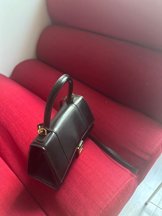 Balenciaga Hourglass черна чанта