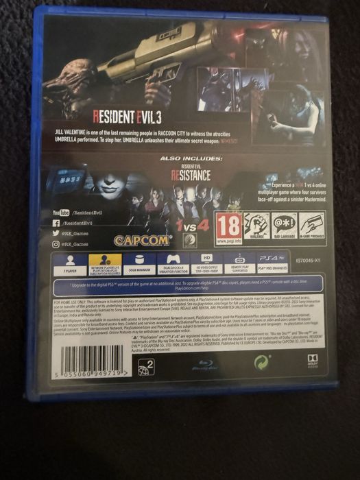 Resident Evil 3 ps4/5