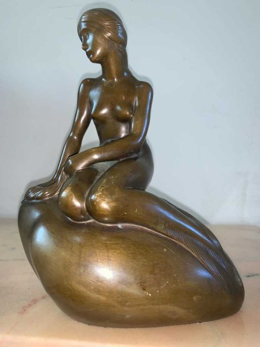 Sculptură bronz Edvard Eriksen (1876-1959)