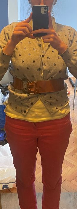 Колан max & co max&co естествена кожа