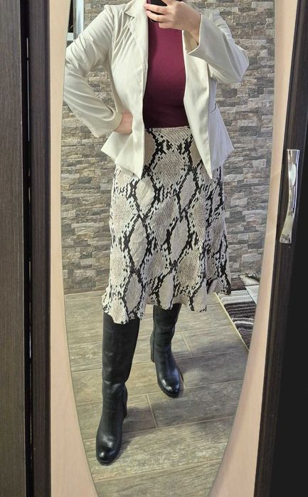 Fusta H&M animal print XL