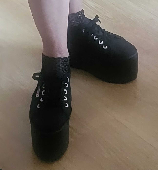 Кецове черни SUPERGA