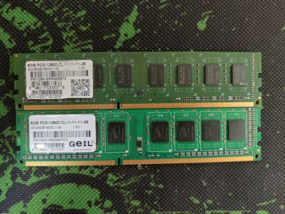 ОЗУ DDR3 1600MHz 2X8Gb