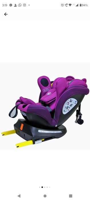 Scaun auto TWT Plus iSize Buf Boof UrsPurple cu isofix Rotativ