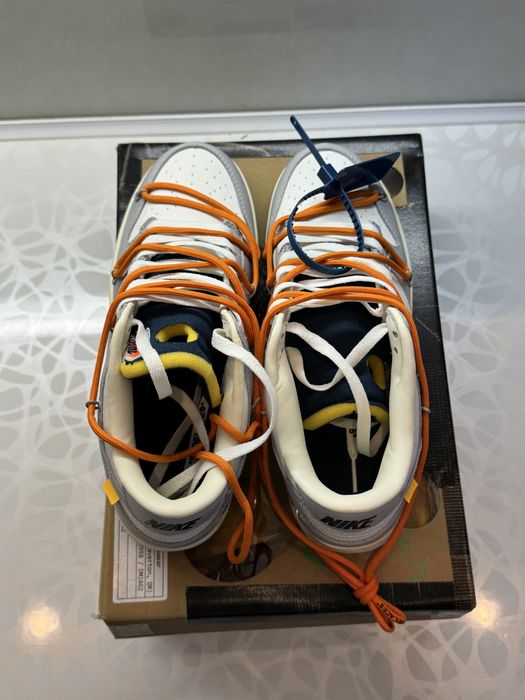 Nike Dunk Off-White Lot 44 Кецове 43 Размер + Кутия
