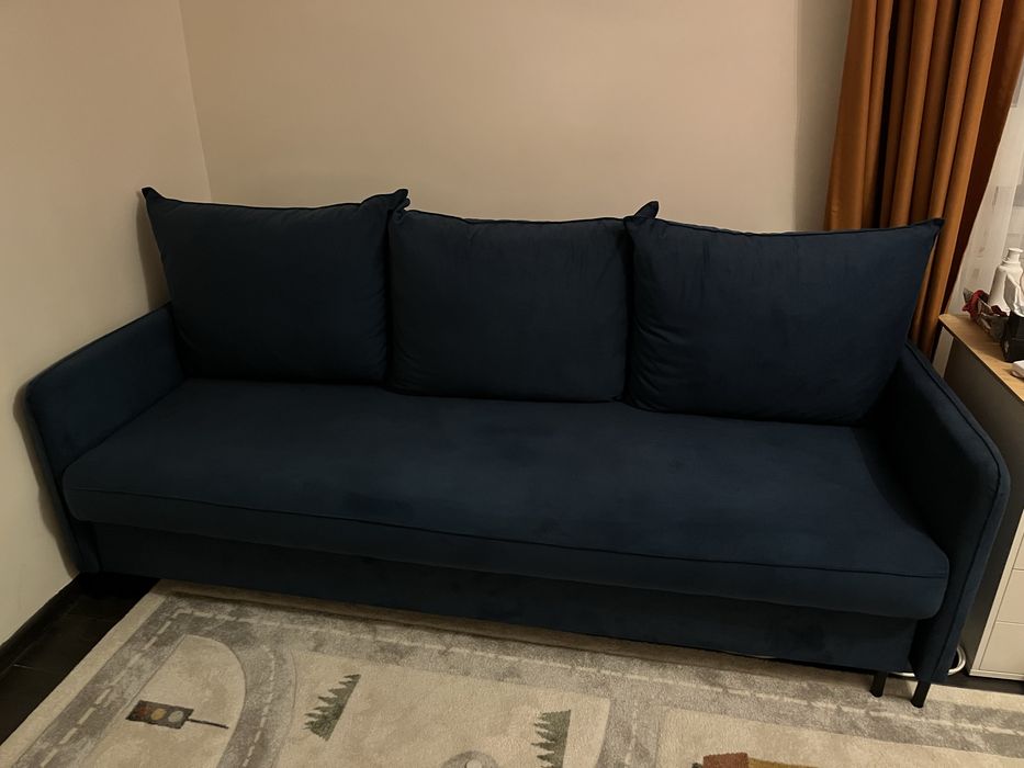Диван син разтегателен 220/95