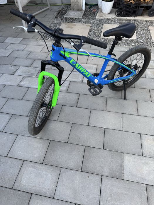 Bicicleta Copii MTB Carpat Hiro 20" Albastru/Verde