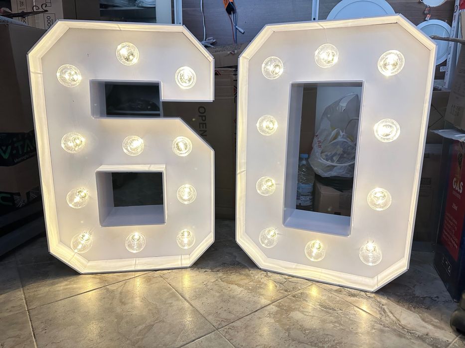 Светещи цифри за украса