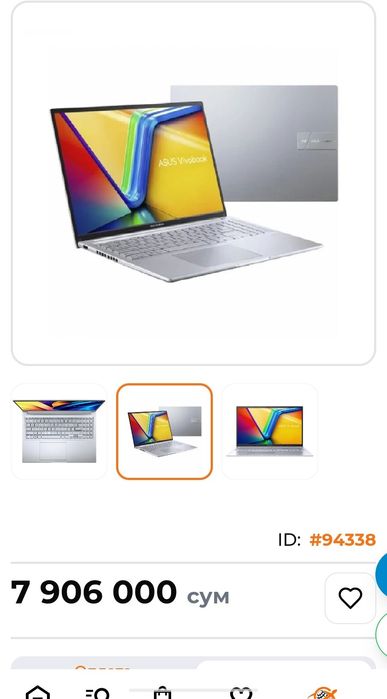 Asus vivobook 15 i5-13420H 13 avlod windows 11 pro