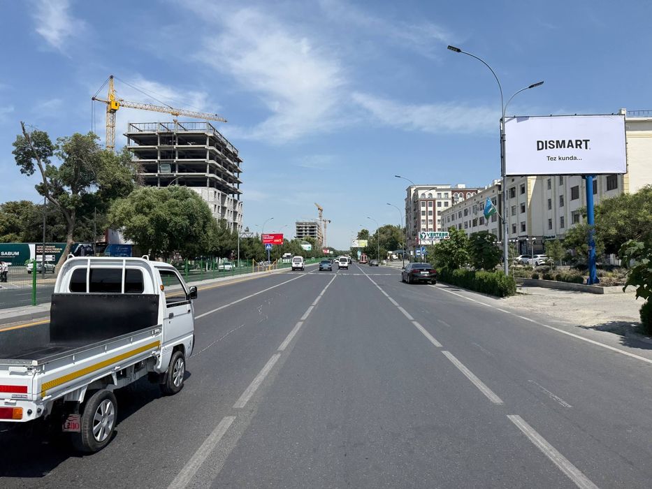 Ózbekistonda tashqi reklama/Наружная реклама/Qarshi/bilbord/Led ekran/
