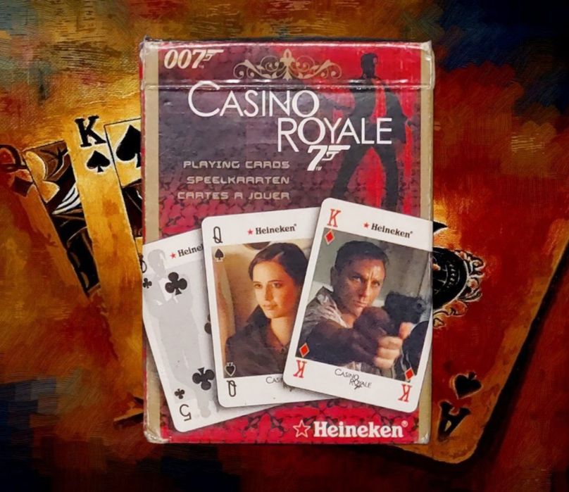 Casino Royal Игральные карты 007 Bond Heineken сувенирные
