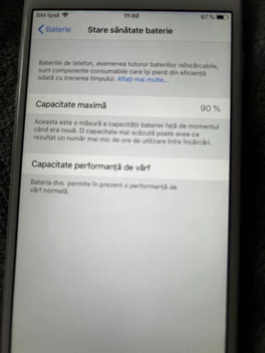 Iphone 6 plus baterie 90%