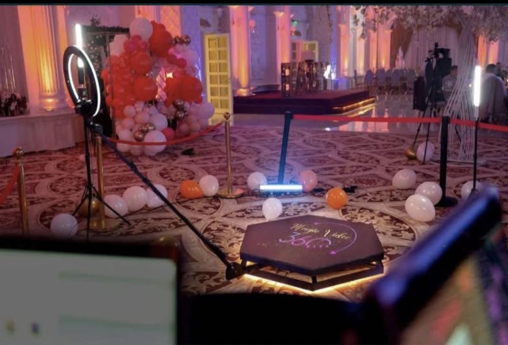 Pachet full evenimente( platforma 360, consola, schela si lumini)