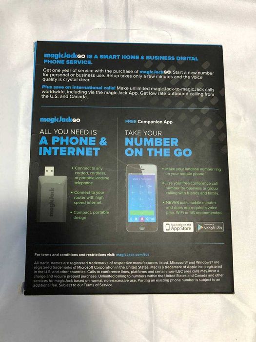 magicJack VOIP Adaptor Telefon - US si Canada