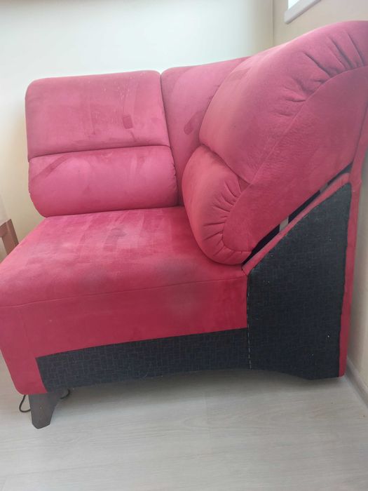 Самостоятелен ъгъл за холна гарнитура/фотьойл с механизъм за полягване