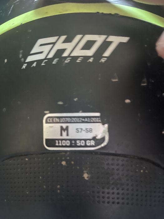 Casca Shot Rogue United Helmet Black Neon Yellow Matt