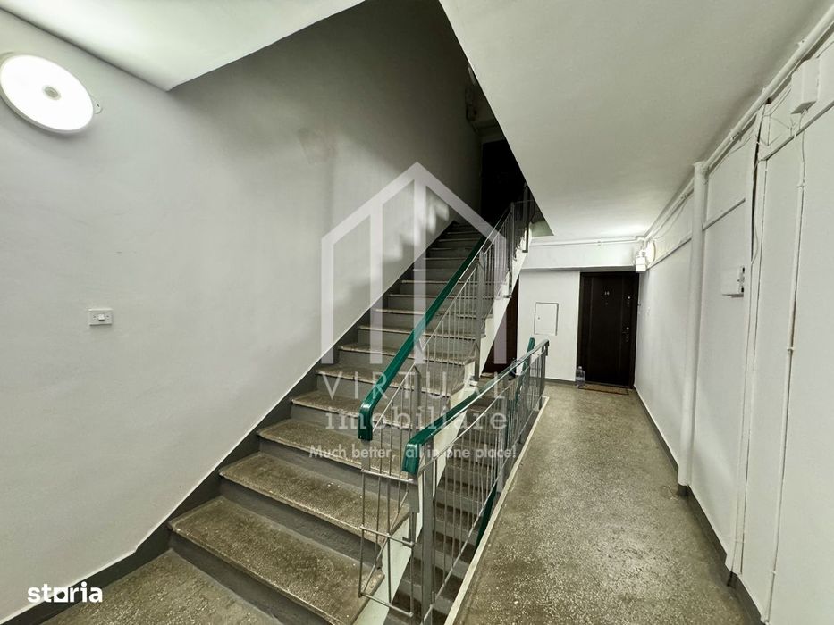 Apartament cu 2 camere, 43mp utili+balcon 7mp, etaj 3/4, Rahovei