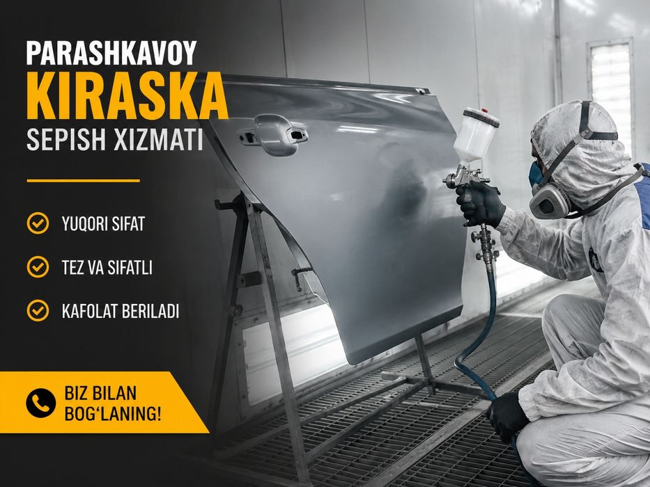 Poroshkovoy kraska sepish xizmatlarimiz mavjut