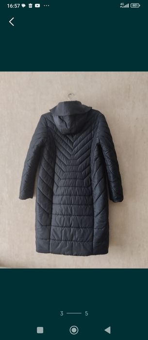 Пуховик стеганый. Зима.