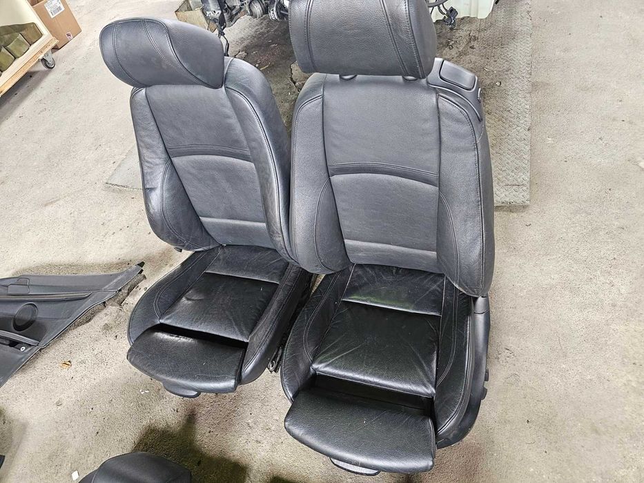 Bmw e92 Рекаро салон Recaro бмв е92 купе кожен черна кожа подгрев