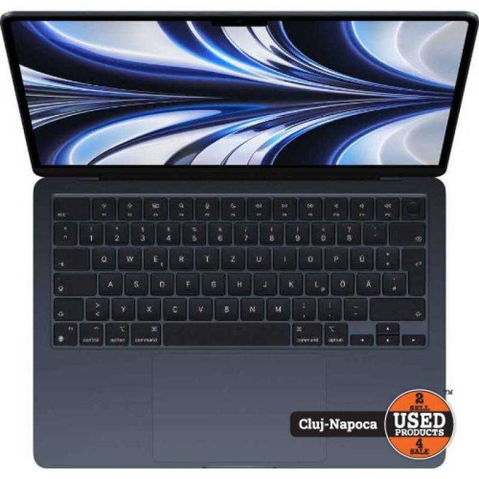 Apple MacBook AIR 13 2022, A2681, M2 8-Core, 256 Gb | UsedProducts.ro
