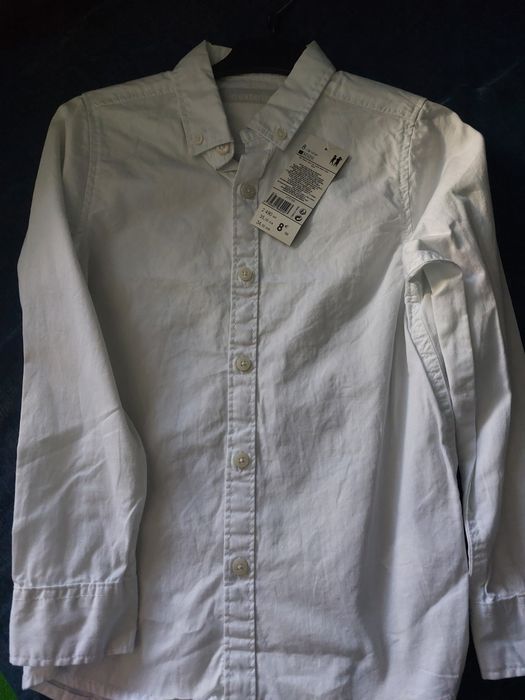 Camasi casual pt baieti, de la Zara, potrivite pt 8-10 ani, cu etichet