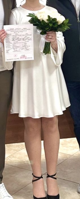 Rochie alba Poema