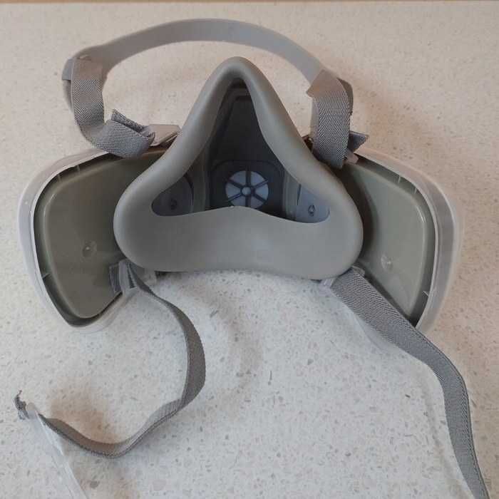 Предпазна работна маска с прахови филтри | Еквивалент на 3М 6200