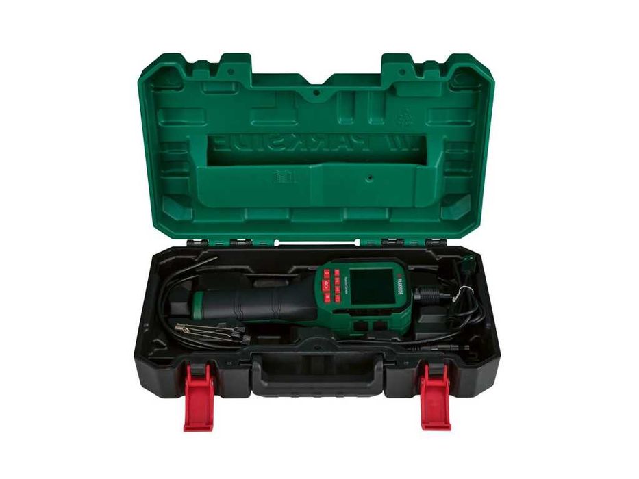 НОВА! Ендоскопска камера Parkside IP67 2.8" TFD дисплей инспекционна камера с куфар
