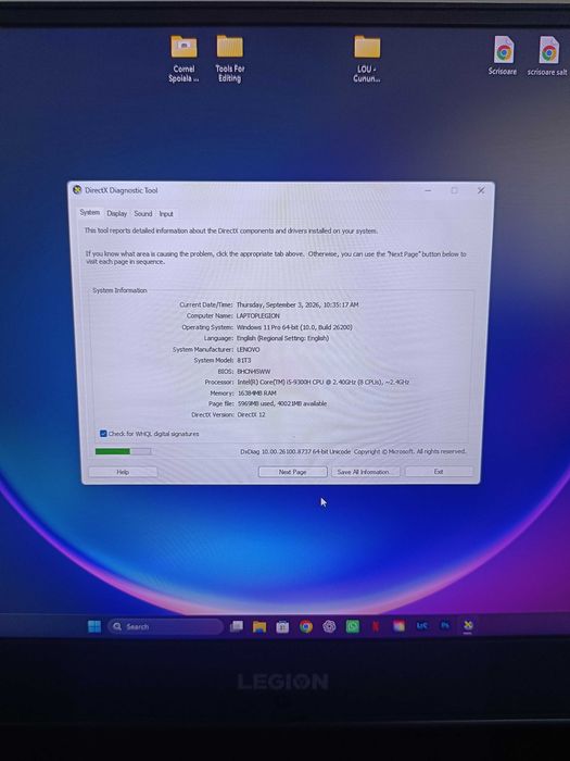Laptop Lenovo Legion 17inch - full box + Casti sennheiser hd450se cadou